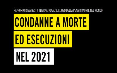 Pena di morte nel Mondo: Online il rapporto annuale di Amnesty International