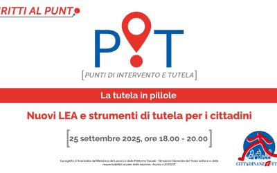 “La tutela in pillole” – Nuovi LEA e strumenti di tutela per i cittadini – live streaming 25 settembre 2025