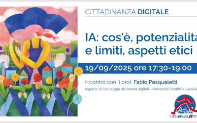 “Intelligenza Artificiale: cos’è, potenzialità e limiti, aspetti etici” live streaming 19 settembre 2025